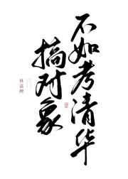 搞对象不如考清华